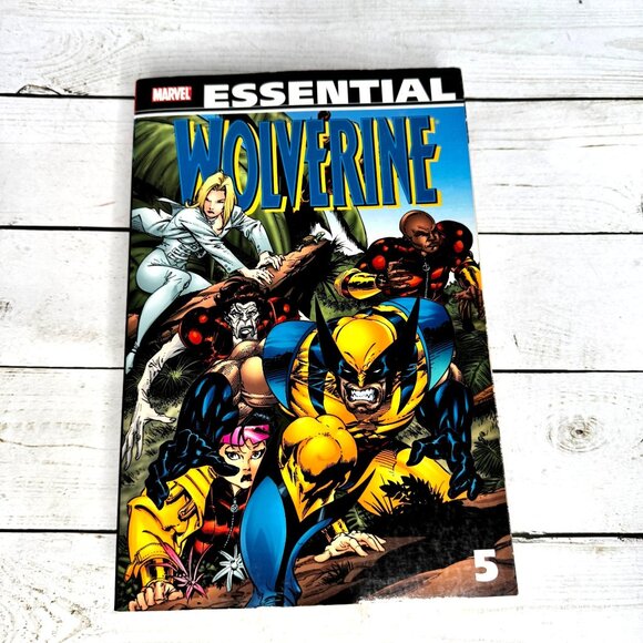 Marvel Essential Wolverine Vol 5 TPB Graphic Novel Larry Hama Adam Kubert X-Men - Picture 1 of 7